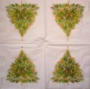195 Christmas Flowers - 3-ply (red) - Ihr